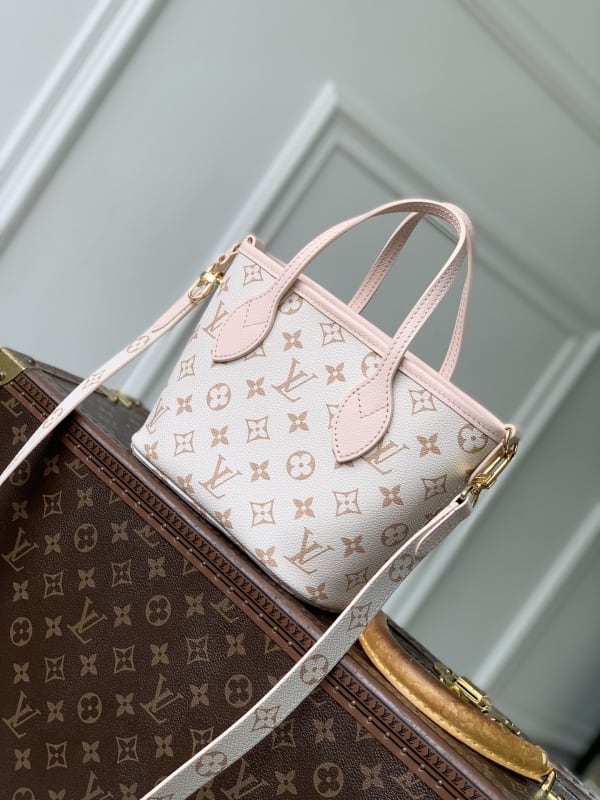 Louis Vuitton Neverfull Inside Out BB Handbag Monogram Dune