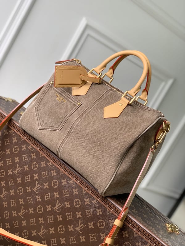 Louis Vuitton Speedy Bandoulière 30 Denim