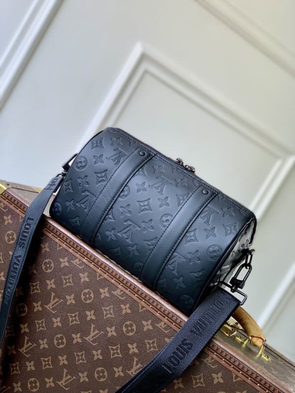 Louis Vuitton City Keepall Monogram Shadow Coated Crossbody Bag