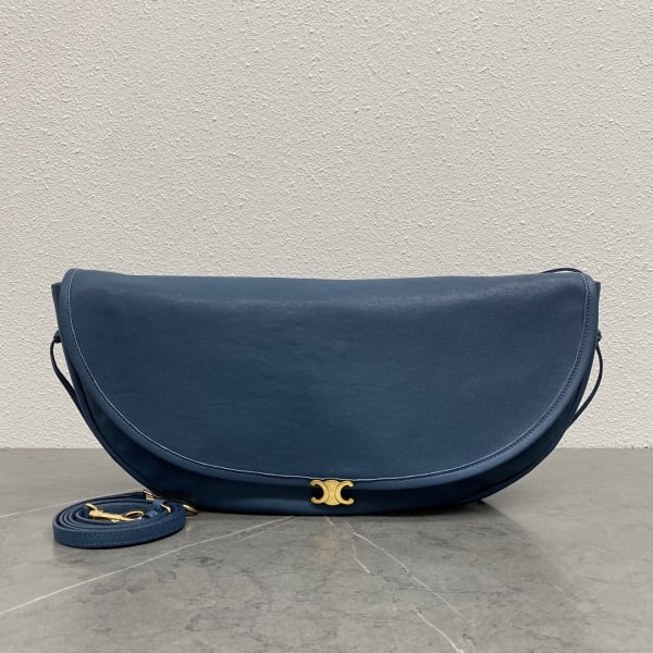 Celine Half Moon Soft Triomphe Shoulder Bag