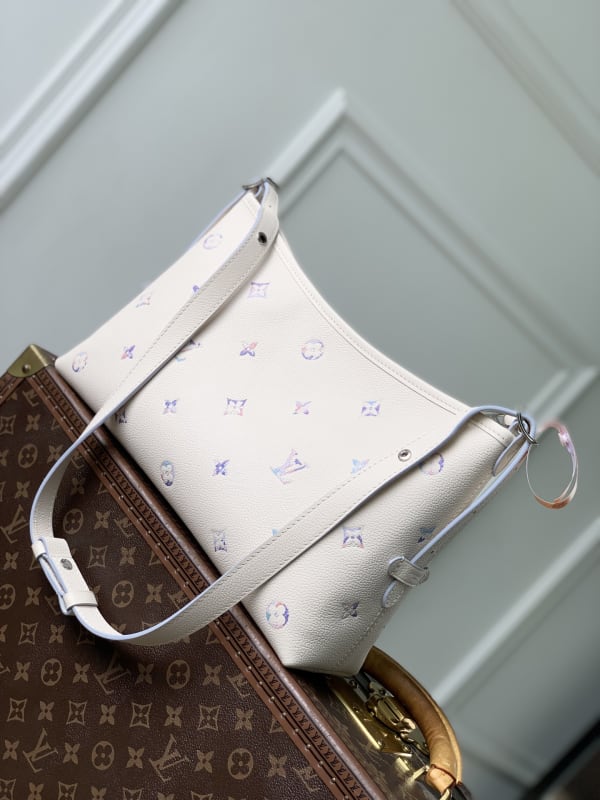 Louis Vuitton CarryAll MM Monogram Empreinte Gradient Coated Tote Bag