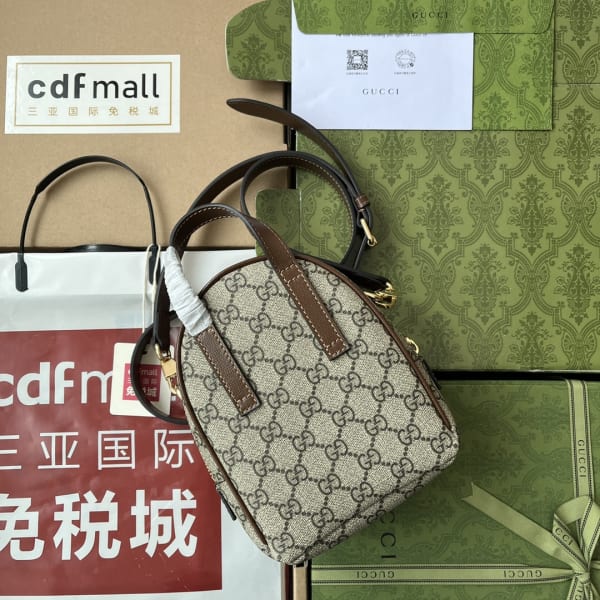 Gucci Interlocking G GG Supreme Multi-Function Bag