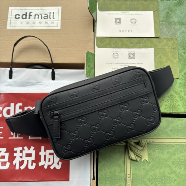 Gucci GG Rubber-effect Small Belt Bag