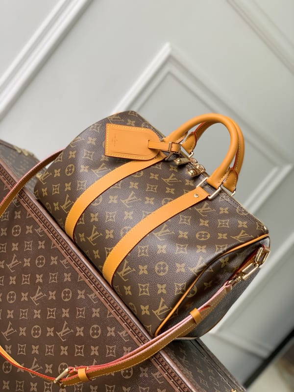 Louis Vuitton Nano Keepall Monogram Archive Canvas Top Handle Bag