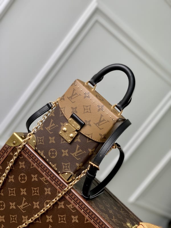 Louis Vuitton Camera Box Monogram & Monogram Reverse Top Handle Bag