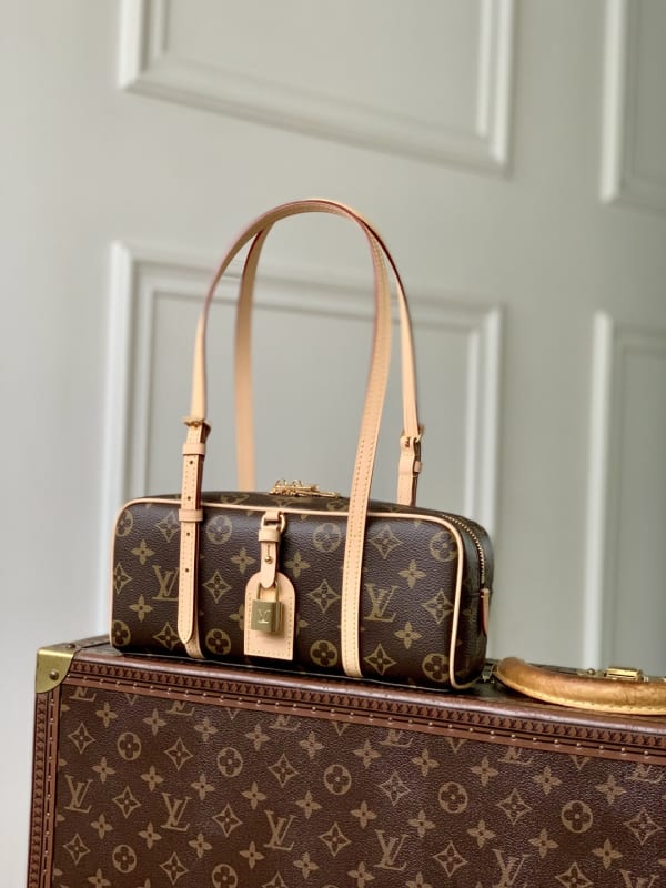 Louis Vuitton Hang On Monogram Coated Canvas Top Handle Bag