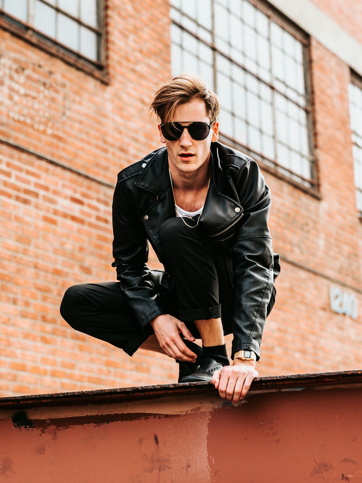 Rick Owens — Stooges leather jacket