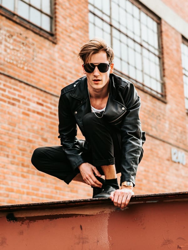 Rick Owens — [DEMO] Stooges leather jacket