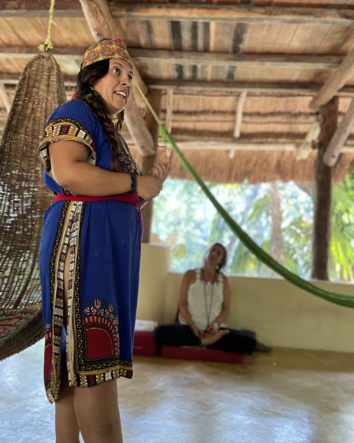 Temazcal ceremony at the Portals retreat