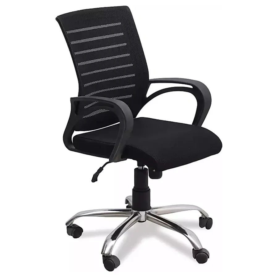 Boom Mesh Back Chrome Base Chair