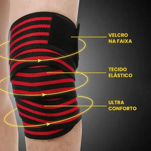 FAIXA ELASTICA JOELHO HTX 367