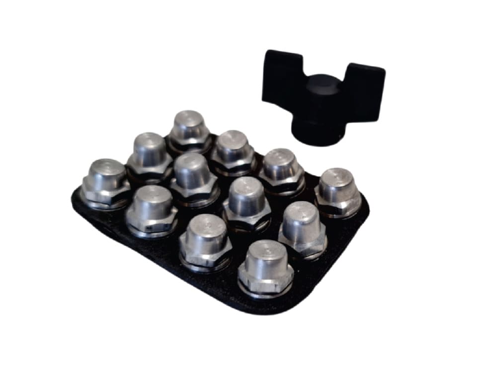 TRAVAS DE ALUMINIO  PARA CHUTEIRAS