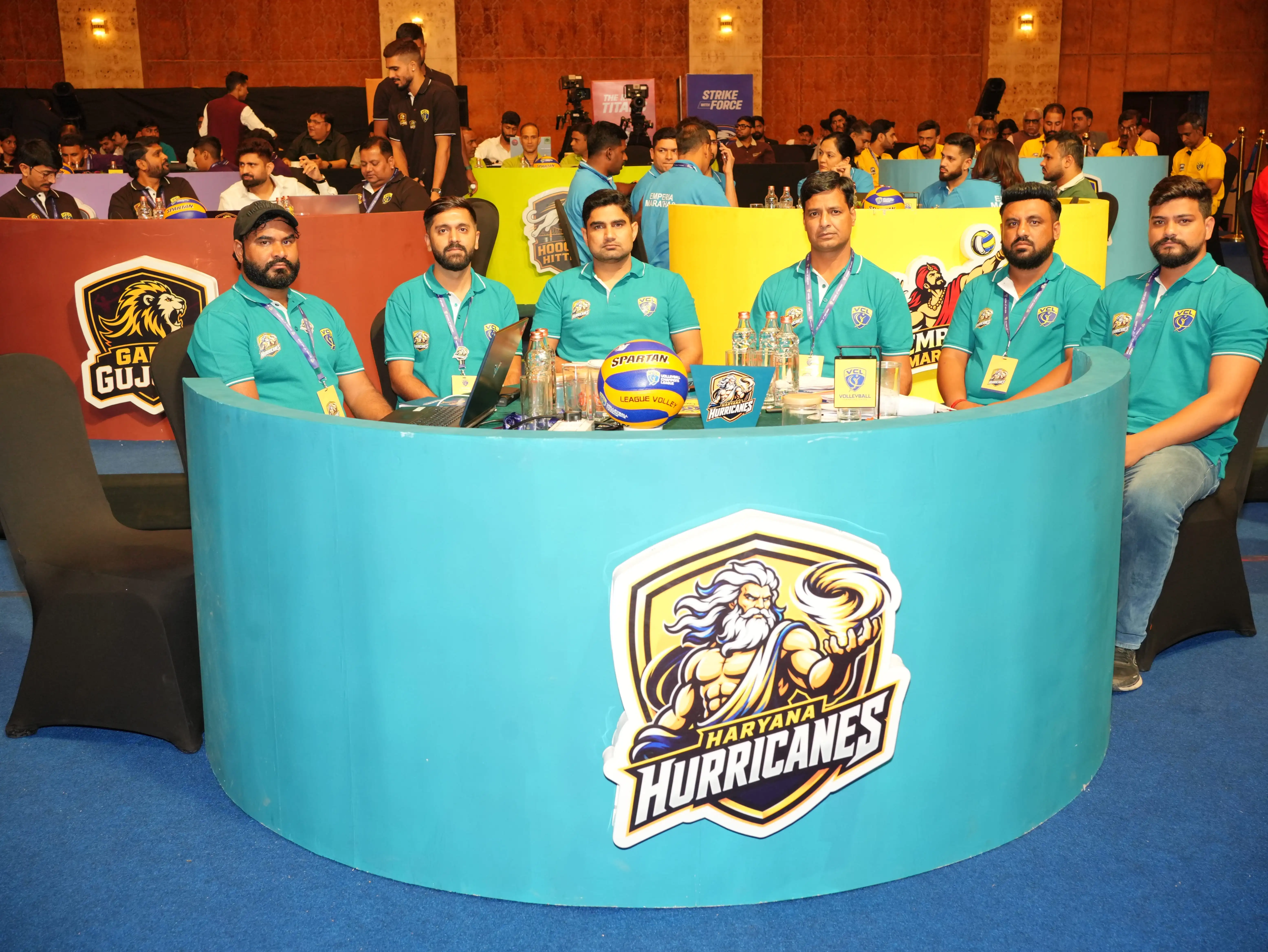 Haryana Hurricanes Volleyball Championship Match Action