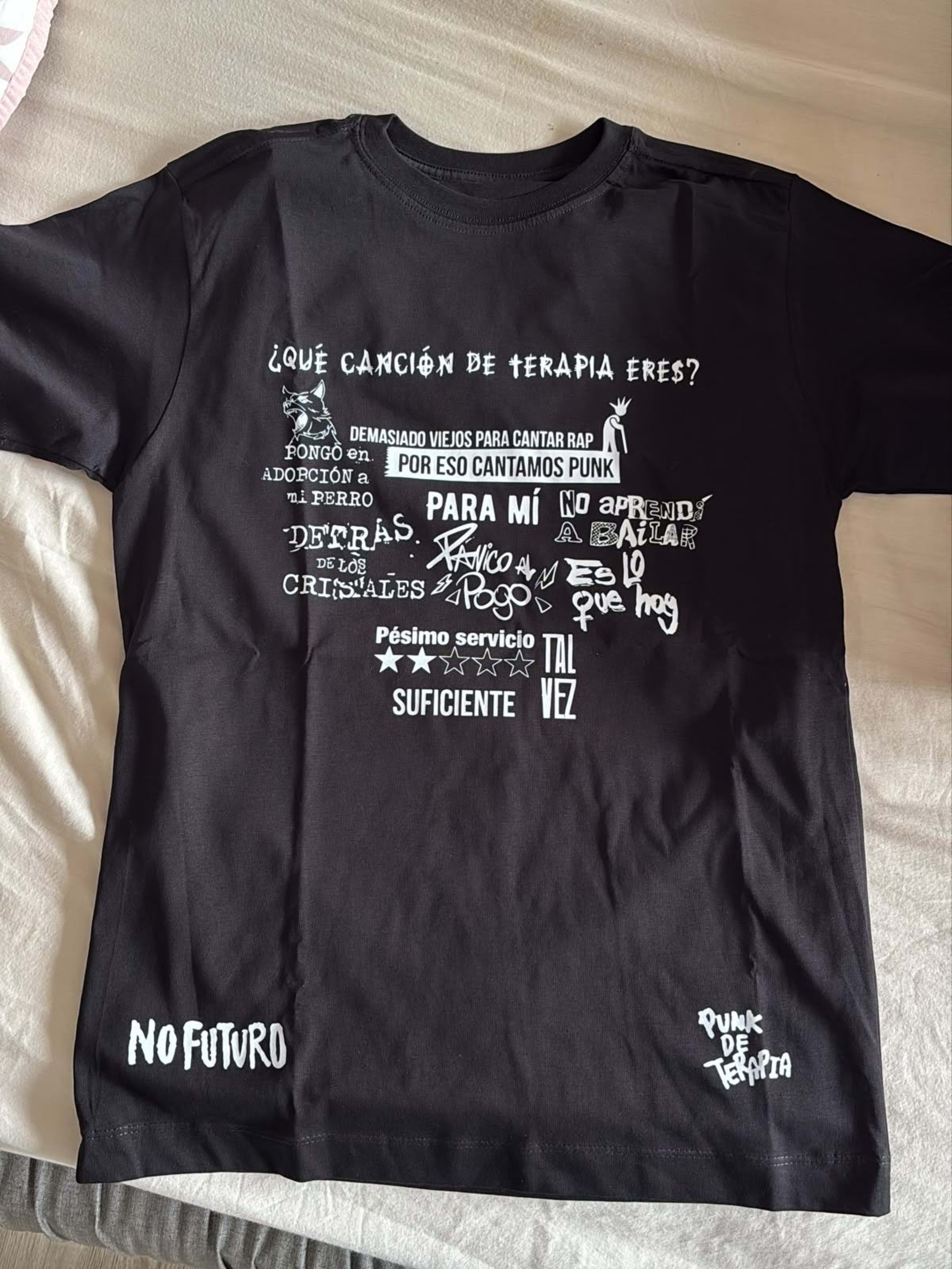 Camiseta Punk de Terapia No Futuro