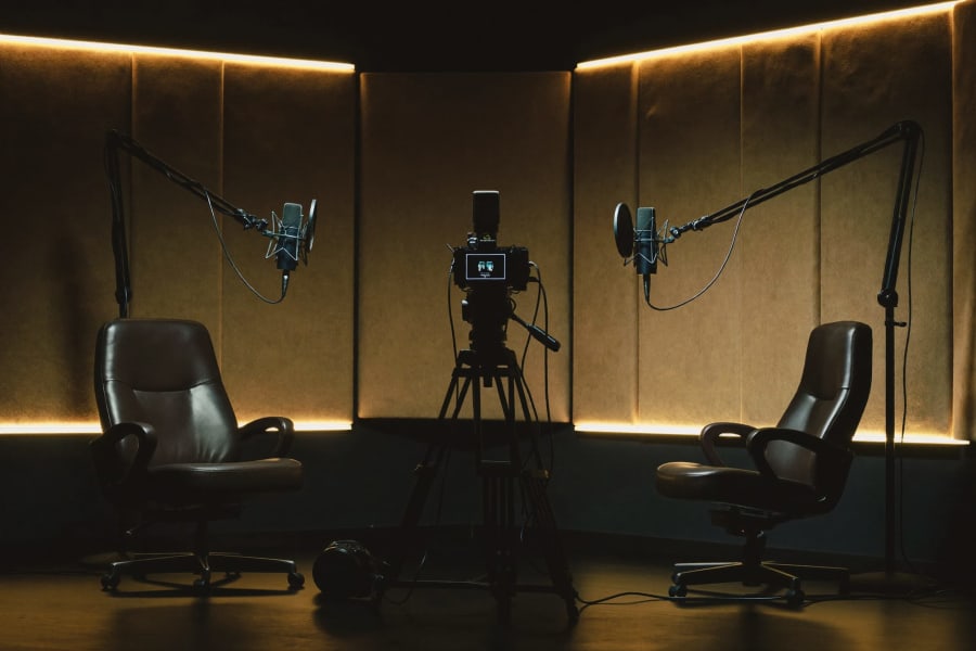 PROCAST podcast production set