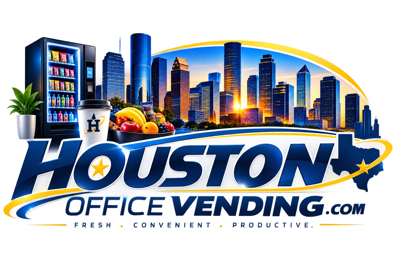 Houston Office Vending logo