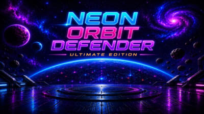 Neon Orbit Defender - Ultimate Edition - Free Browser Game