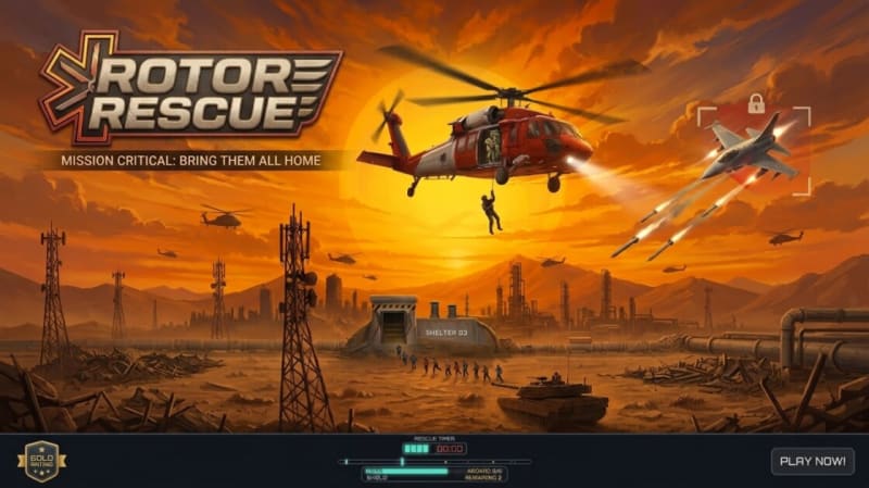 Rotor Rescue Choplifter - Helicopter Evacuation