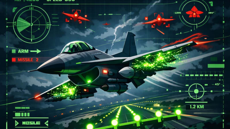 Plane Strike Landing - Free Browser Game