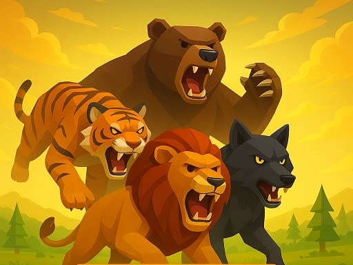 Wild Animal Battle Simulator - Free Browser Game