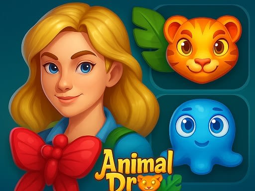 Animal Drop Safari - Match 3