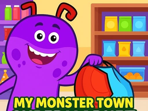 My Monster Town - Supermarket Grocery Store Games