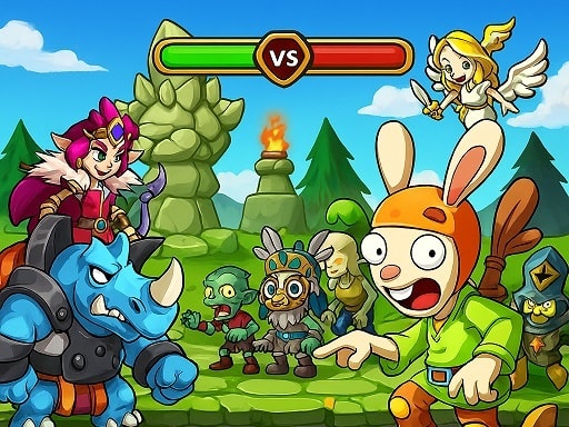 Zombies War Castle Defend - Free Browser Game
