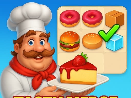Tasty Merge Match 3 Puzzle