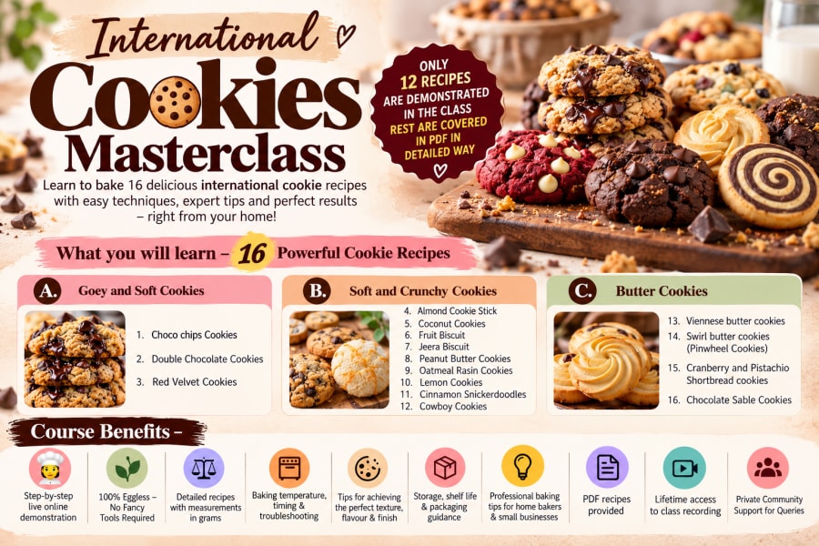 International Cookies Masterclass workshop