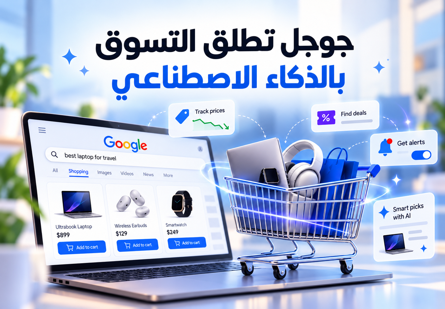 جوجل تطلق التسوق بالذكاء الاصطناعي