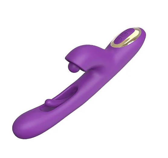 VIBRADOR DE PONTO G E CLITÓRIS 360° E DEDILHAR / SLAP - ALWUP