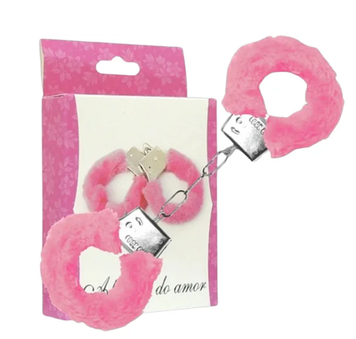 ALGEMA DE METAL COM PELUCIA