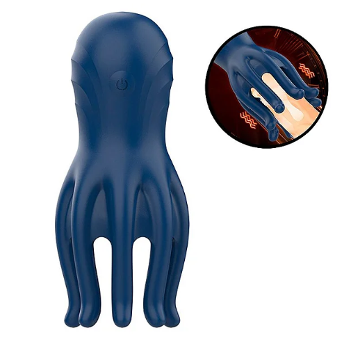 VIBRADOR DE GLANDE E ESCROTO - PENIS TRAINER