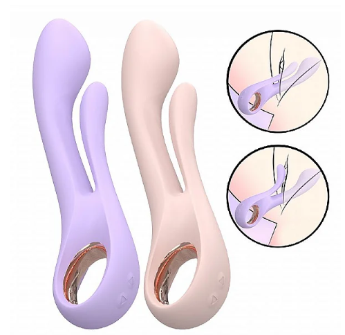 VIBRADOR DE PONTO G E CLITÓRIS - KEATHE