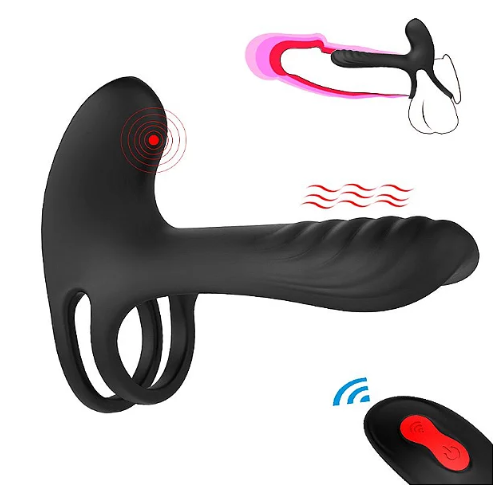 VIBRADOR PENIANO COM ANEL - FRANK - RCT
