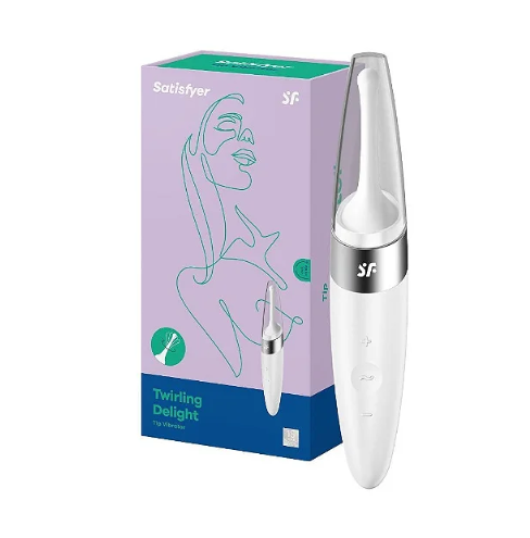 SATISFYER TWIRLING DELIGHT VIBRADOR CLITÓRIANO BRANCO