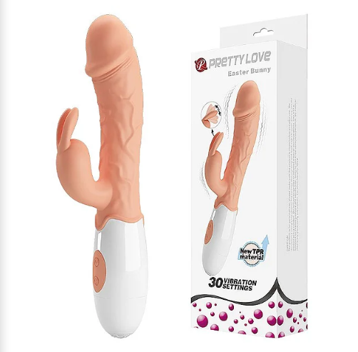 VIBRADOR DE PONTO G E CLITÓRIS - EASTER BUNNY