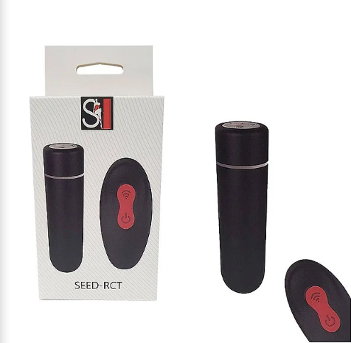 VIBRADOR MASSAGEADOR BULLET COM CONTROLE - SEED