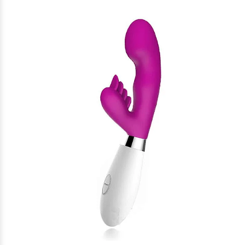 VIBRADOR SILICONE DUPLO MOTOR - G-SPOT