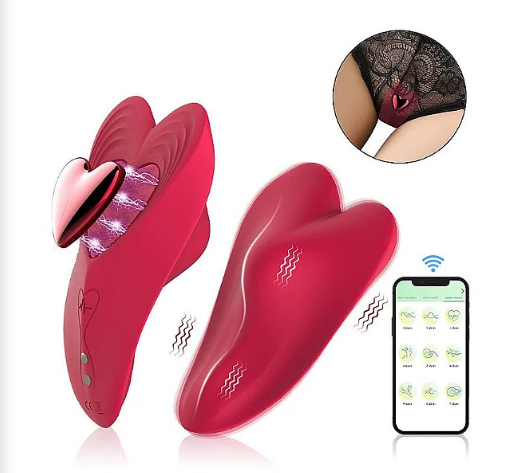 VIBRADOR DE CALCINHA POR APP A LONGA DISTANCIA - RED HAERT