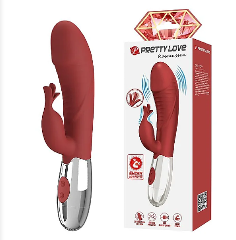 VIBRADOR DE PONTO G E CLITÓRIS COM 30 VIBRAÇÕES - RASMUSSEN