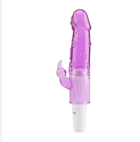 VIBRADOR DE PONTO G - SPOT EM JELLY COM ESTIMULADOR DE CLITÓRIS