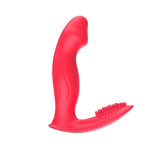 VIBRADOR DE PONTO G COM ROTAÇÃO 360° NA PONTA - HADASSA - APP