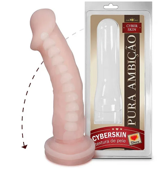 PRÓTESE DE CYBERSKIN MACIÇO C/ VÉRTEBRA - 17 X 4,5 CM