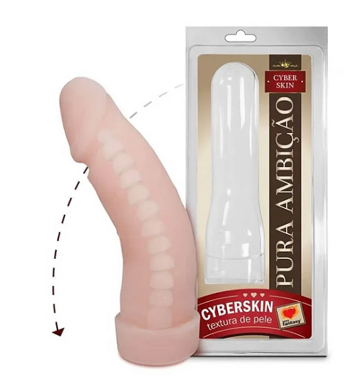 PRÓTESE DE CYBERSKIN MACIÇO C/ VÉRTEBRA - 16 X 4,5 CM