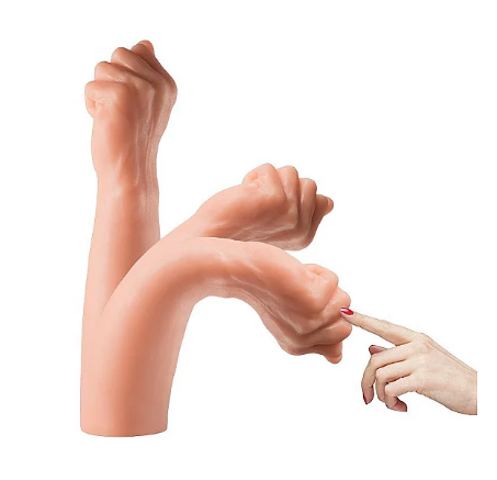 PLUG ANAL FISTING - FORMATO DE MÃO COM PUNHO FECHADO - 29,5 CM