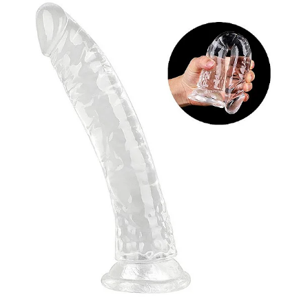 PÊNIS REALÍSTICO EM SILICONE COM VENTOSA - 32,0 X 5,0 CM