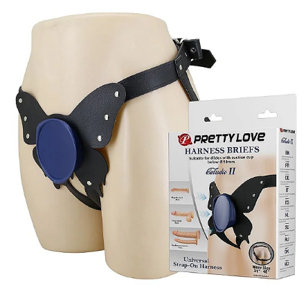 CINTA PENIANA COM BASE PARA VENTOSA HARNESS BRIEFS - CALUDIO