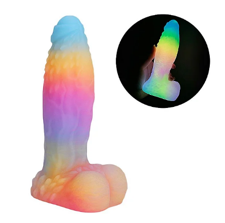 DILDO ALIEN FLUORESCENTE - 14,8 X 4,0 CM