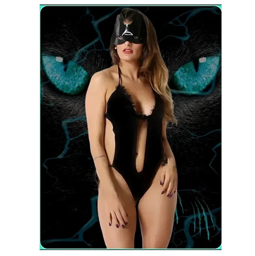 FANTASIA BODY MULHER GATO